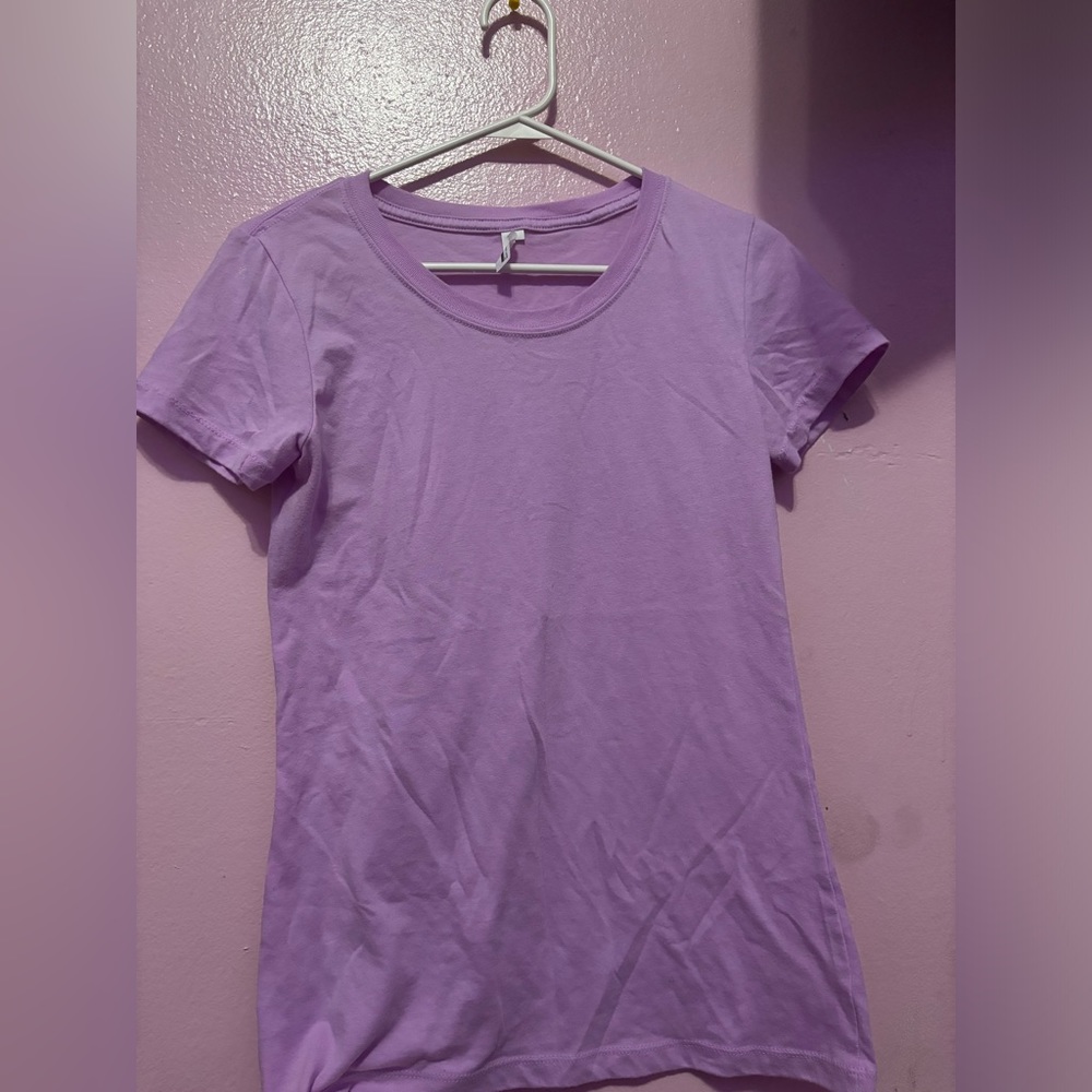 Purple tee shirt